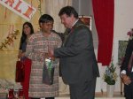 With Lord Mayor of Sheffield, UK
